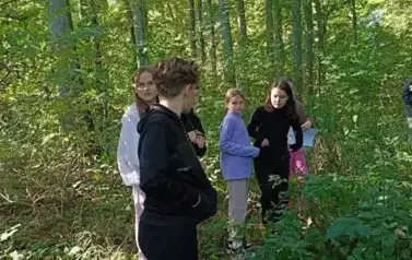 Outdoor Learning w klasie 5b, Pasłęk 3.10.2025 r.