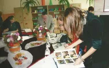 2011 r. - sala z kronikami szkolnymi zorganizowana z okazji 40-lecia SP 3