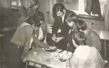 27.10.1974 r. - Święto pieczonego ziemniaka w 39 drużynie harcerskiej