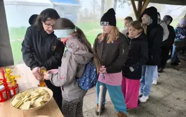 W Skansenie Pszczelarskim, Karczowiska G&oacute;rne, 28.10.2025 r.