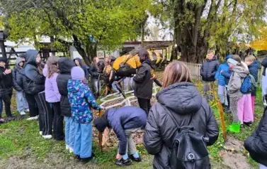 W Skansenie Pszczelarskim, Karczowiska G&oacute;rne, 28.10.2025 r.