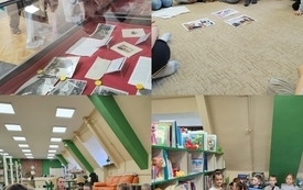 05.05.2026r. warsztaty, Biblioteka Publiczna,klasa 1A