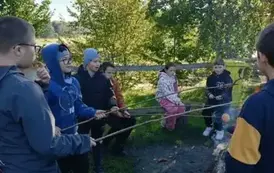Outdoor Learning w klasie 5b, Pasłęk 3.10.2025 r.