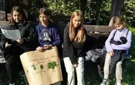 Outdoor Learning w klasie 5b, Pasłęk 3.10.2025 r.