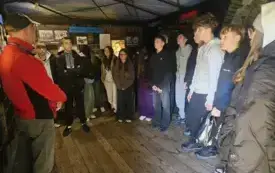 Wycieczka klas &oacute;smych do obozu Stutthow, 21.10.2025 r.