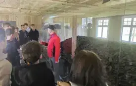 Wycieczka klas &oacute;smych do obozu Stutthow, 21.10.2025 r.