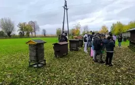 W Skansenie Pszczelarskim, Karczowiska G&oacute;rne, 28.10.2025 r.