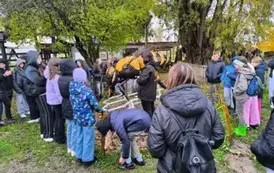 W Skansenie Pszczelarskim, Karczowiska G&oacute;rne, 28.10.2025 r.