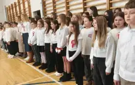 Szkoła do hymnu, Pasłęk 7 listopada 2025 r.