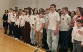 Szkoła do hymnu, Pasłęk 7 listopada 2025 r.