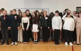 Szkoła do hymnu, Pasłęk 7 listopada 2025 r.