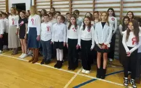 Szkoła do hymnu, Pasłęk 7 listopada 2025 r.