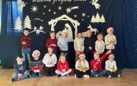 Kolędowanie,19.12.2025 r.,klasa 1B