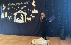 Kolędowanie,19.12.2025 r., Pani Wicedyrektor