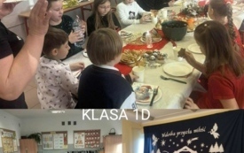 klasowa Wigilia,19.12.2025 r., klasa 1D