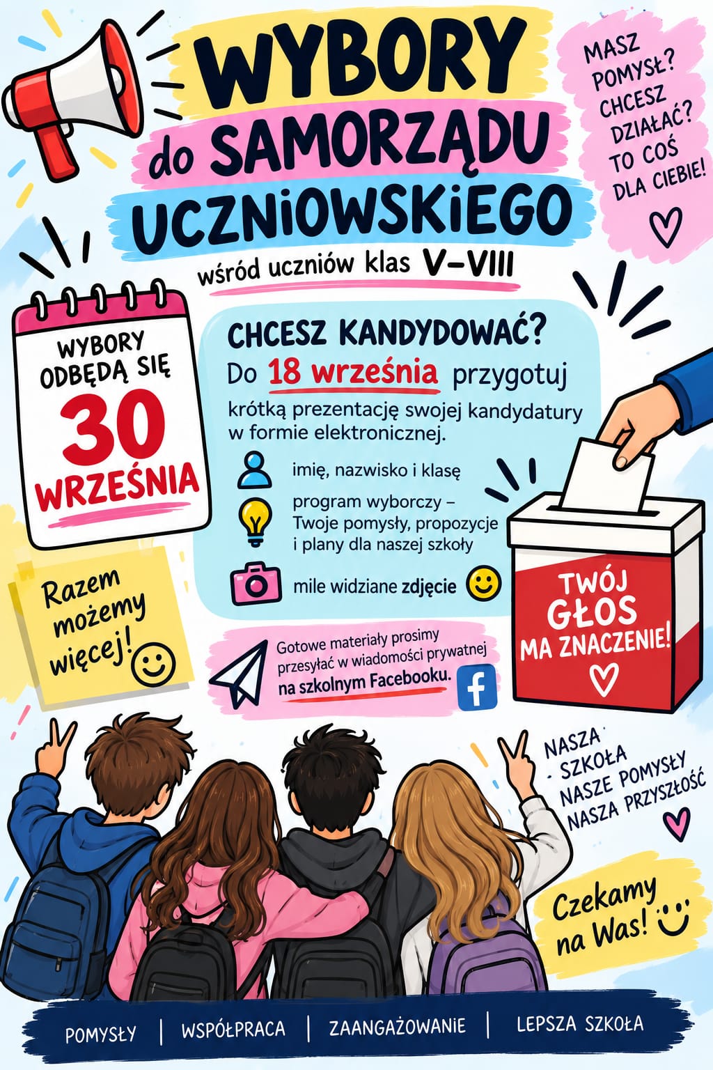 Plakat wybor&oacute;w do SU