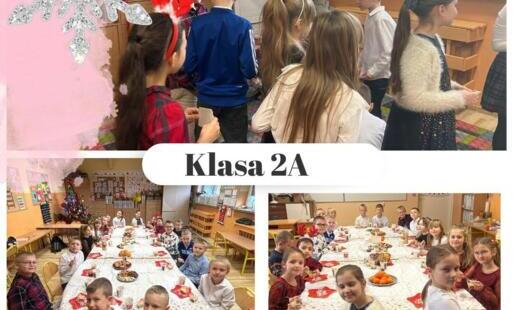 Klasowa Wigilia w klasach 1-3