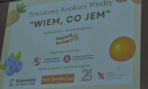 Konkurs "Wiem co jem", Elbląg 13 kwietnia 2026 r.