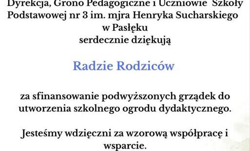 Podziękowania 