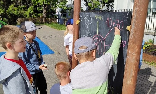 Klasa 1A, matematyka w plenerze