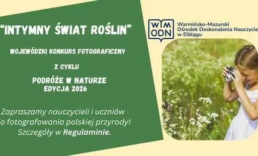Plakat konkursu "Intymny świat roślin" 2026